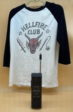 Realistic TRC-214 STRANGER THINGS CB Walkie Talkie Radio Hellfire Club Shirt