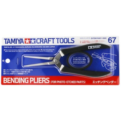 Tamiya Bastelwerkzeug Biegezange für Modellbau mit Spitzgreifern 74067