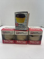 Vintage Baker's Choice Paper Baking Cups "Midget Size", Fluted Paper Products