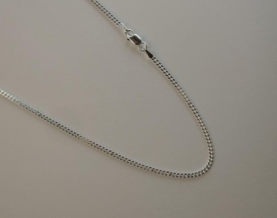 16 bis 30 Zoll 2 mm Sterlingsilber Panzerkette. Reine .925 Italienische Kette