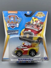 Nicklelodeon Paw Patrol Mighty Pups Super Paws True Metal Car Toy -Marshall NEW