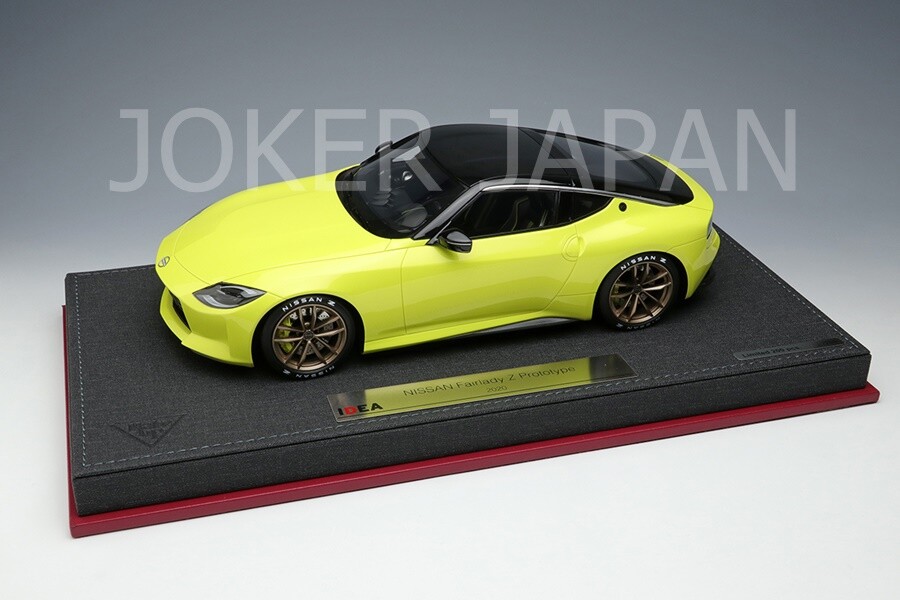 Make Up IDEA 1/18 Nissan Fairlady Z PROTOTYPE 2020 Yellow