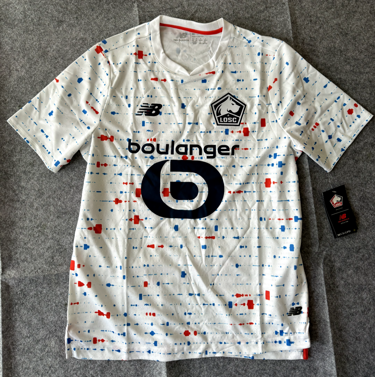 New Balance Lille OSC (LOSC) Away SS Soccer Futbol Jersey NWT FREE