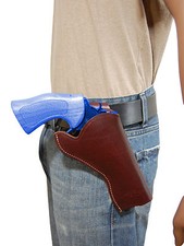 NEW Barsony Burgundy Leather Cross Draw Gun Holster for Colt 4" Revolvers
