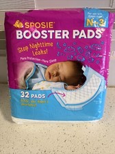 new sposie booster pads 32 pads for use with N-3 diapers