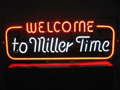Welcome To Beer Time Neon Sign Light Beer Bar Pub Store Wall Decor 24x15