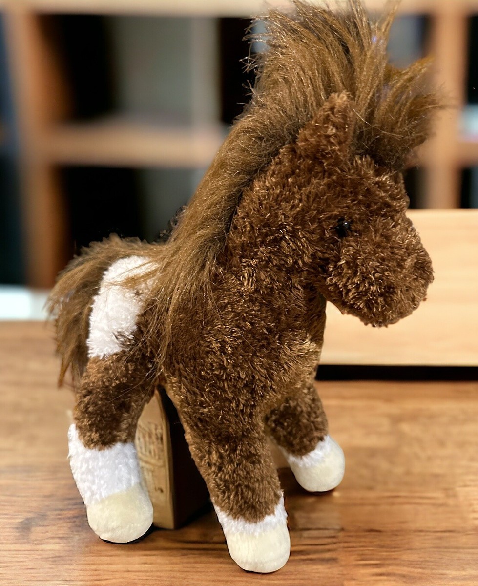 DOUGLAS Appaloosa Horse White Brown Pony PLUSH Cuddle TOY 8