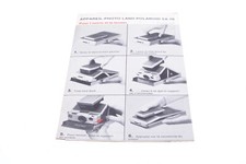   POLAROID SX-70 LAND CAMERA ORIGINAL SHORT INSTRUCTIONS MANUAL FRENCH 138-1