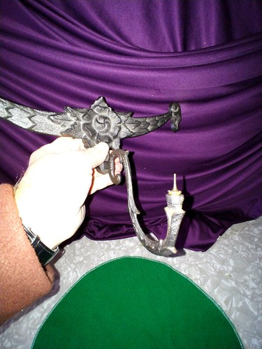 ANTIKER MASSIVER MESSING WANDBEHANG MIT NADELHAKEN SELTEN  - Bild 3 von 6