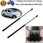 <!--F#f_0-->2 Tailgate Boot Gas Struts for Nissan Micra Hatch Hatchback K13 series 2010-2016<!--F/-->