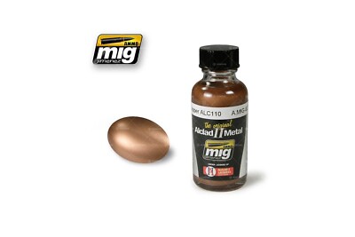Ammo Mig Copper Alclad Metallic Paint ALC110	 30ml