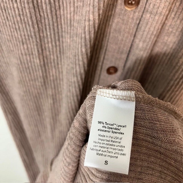 beyond-yoga your line ribbed buttoned duster sweater