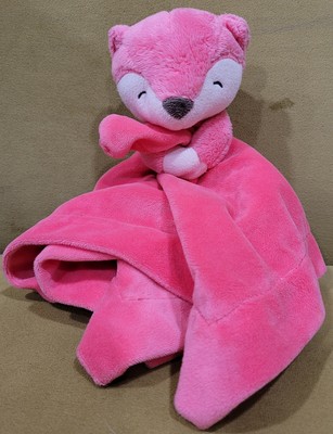 pink fox security blanket
