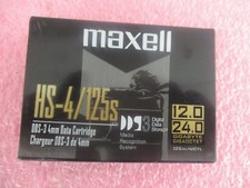 Maxell Model: HS-4/125s. DDS-3 4mm Datat Cartridge. New Old Sealed Stock