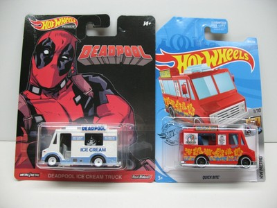 hot wheels deadpool ice cream truck