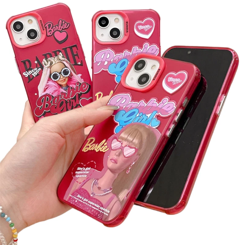 Funda Super Star Rosa Para iPhone 15