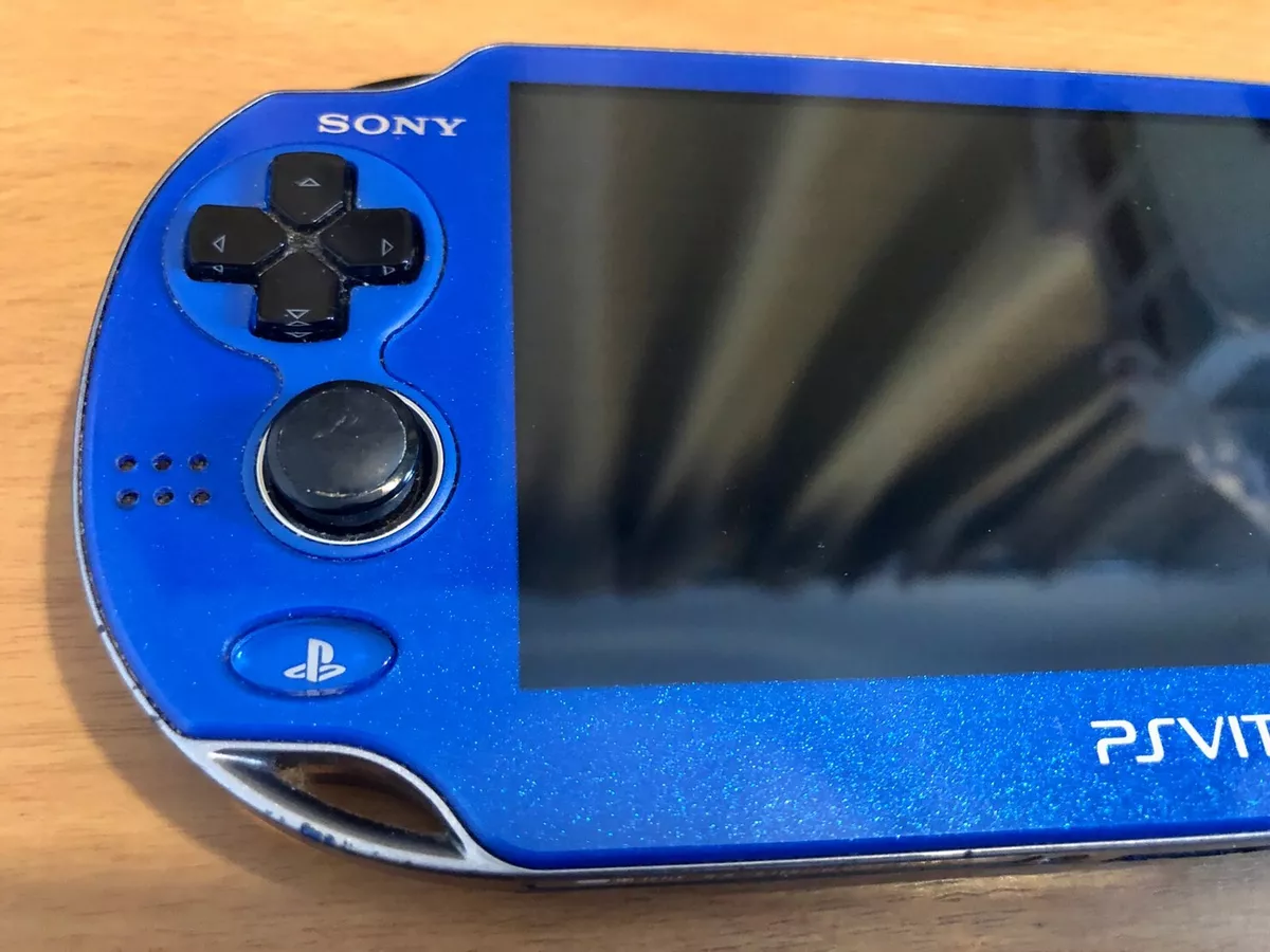 PS Vita PCH-1000 Sony Playstation Sapphire Blue Console Excellent FS