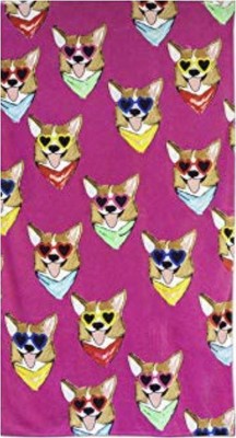 corgi beach towel
