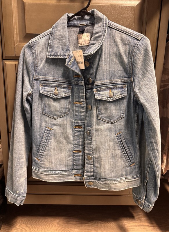 J. Crew Factory Women’s Blue Denim Classic Jean Jacket Size: XS  NEW NWT