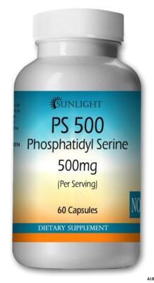 Phosphatidyl Serine 500mg  Cap - High Potency - 60 Count 1 Pack Free ship USA