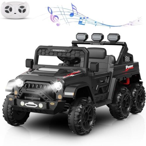 24V 2 Seater Electric Ride on Car with Remote 4WD Battery Powered Jeep Truck Toy