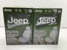 2 Plasticolor 008581r25 Gray Sideless Universal Seat Covers For Jeep Pair 2 Plasticolor 008581r25 Gray Sideless Universal Seat Covers For Jeep Pair