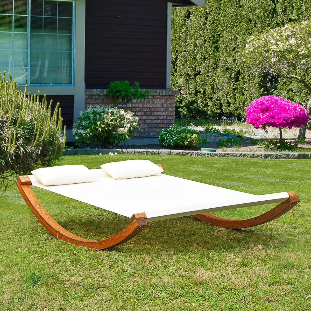Double rocking on sale sun lounger