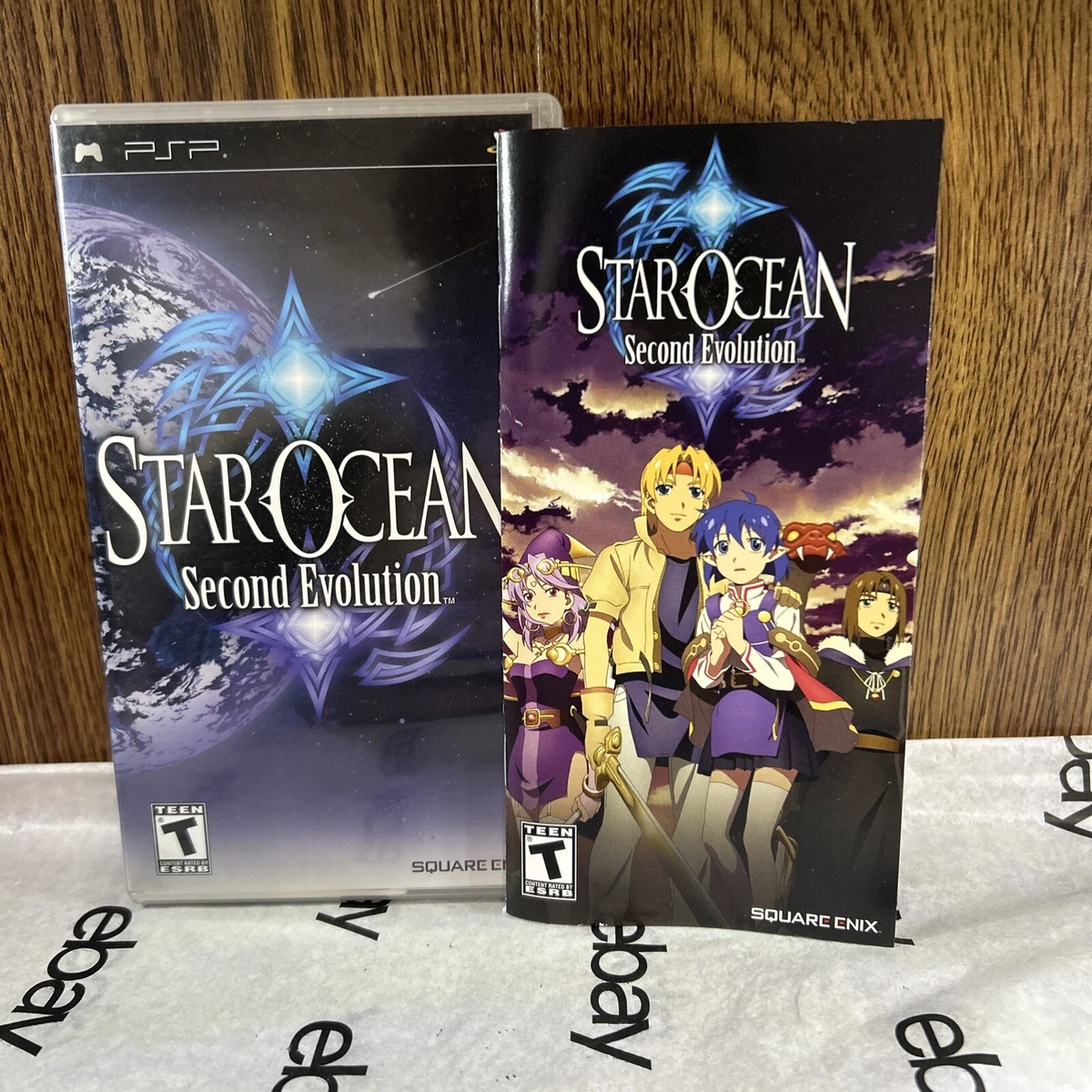 PSP Playstation Star Ocean Second Evolution Case and Manual Only