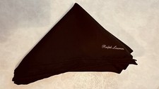Ralph Lauren Silk Brown Pocket Square