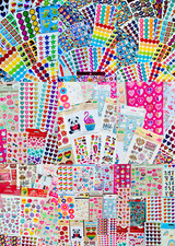 Happy Lot Stickers Kit Set Planner Craft Scrapbook Fun Bright Themes  599 