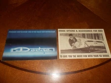 1963 DODGE POLARA 440 330 16 p.  BROCHURE + OPTIONS & ACCESSORIES CATALOG 2-4-1
