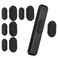 Magnetic Remote Control Holder Wall Mount, 5 Pcs, Black