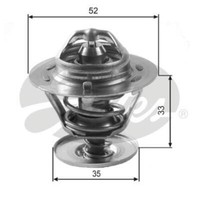 Gates Thermostat KüHlmittel 88°C FüR Ford Escort VII Stufenheck VW Taro