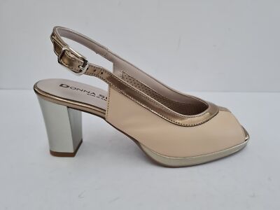 Damen Serena Damen Sandalen mit Absatz, Leder und Kunstleder, Softnil - CAR 