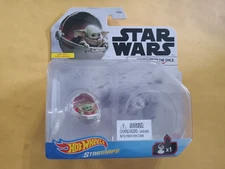 Hot Wheels Star Wars Starship The Mandalorian The Child Hover Pram NEW Baby Yoda