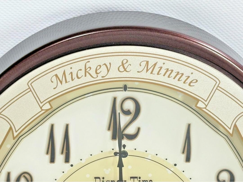 Seiko FW579B Mickey Minnie Mouse Musical Wall Clock Disney Time 6 Melody Song - Picture 5 of 13