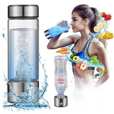 Hydrogen Water Bottle with PEM SPE Technology, Portable Water Purifier Generator