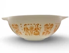 Rare Vintage Pyrex Orange Amish Butterprint #444 Cinderella Mixing Bowl 4 QT