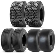 2PC 13x5.00-6 Lawn Mower Tires 13x5-6 13x5.00x6 Garden Tractor Turf 4PR Tubeless