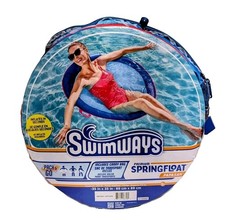 SwimWays Papasan 35 Inch Pack N Go Adult Swimming Pool Swim Spring Float