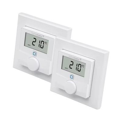 Homematic IP Wandthermostat mit Luftfeuchtigkeitssensor HmIP-WTH-2   2er Pack