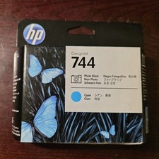  Genuine HP 744 Photo Black / Cyan Printhead Exp. SEP 2020
