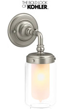 72584-BN KOHLER Artifacts Vibrant Brushed Nickel Single Sconce