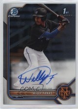 2022 Bowman Chrome Prospect Auto Willy Fanas #CPA-WF Auto 1cc7