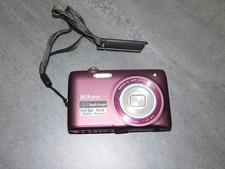 Nikon COOLPIX S4100 Digital Camera Plum For Parts Untested