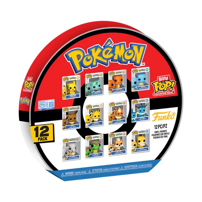 FUNKO Bitty Pop Pokemon 12pc multipack - BRAND NEW AND SEALED - FREE SHIPPING