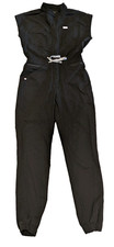 Figs Technical Scrubs Rafaela Jumpsuit XS Black