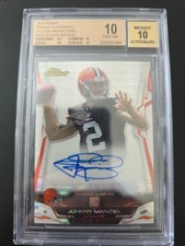 Johnny Manziel Baseball Cards from Topps and Leaf 18