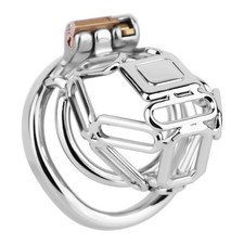 New Chastity Cage Stainless Steel Chastity Devices Male Metal Lock Penis Cage