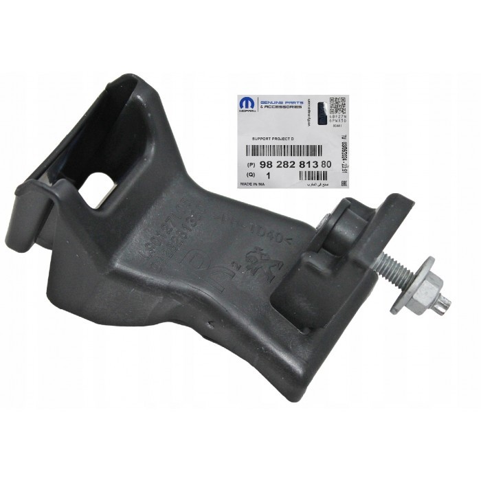 Support de Phare Avant Droit Peugeot 2008 II Anti-Vibrations en ABS Black
